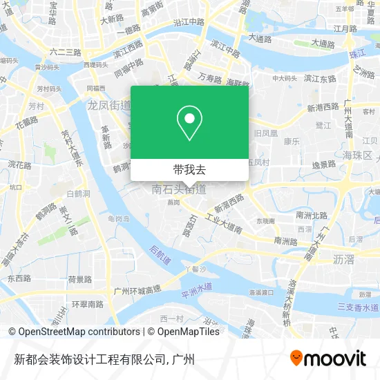 新都会装饰设计工程有限公司地图
