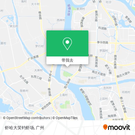 虾哈大笑钓虾场地图