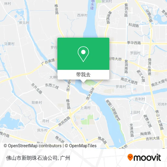 佛山市新朗珠石油公司地图