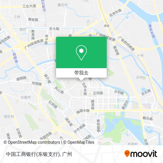中国工商银行(东银支行)地图