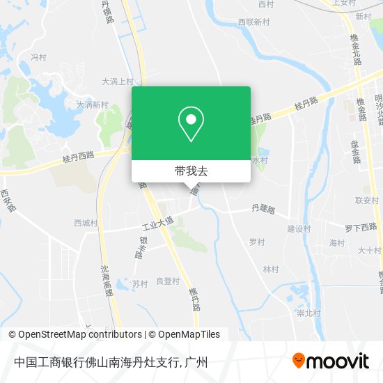 中国工商银行佛山南海丹灶支行地图