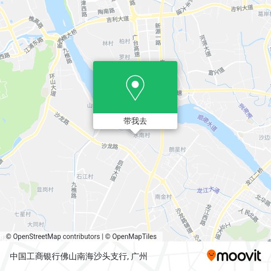 中国工商银行佛山南海沙头支行地图