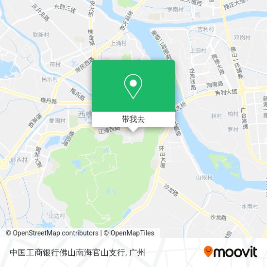 中国工商银行佛山南海官山支行地图