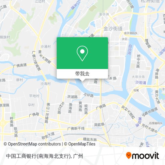 中国工商银行(南海海北支行)地图