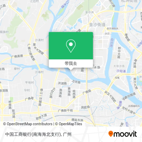 中国工商银行(南海海北支行)地图