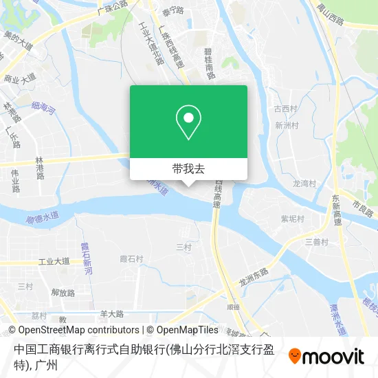 中国工商银行离行式自助银行(佛山分行北滘支行盈特)地图