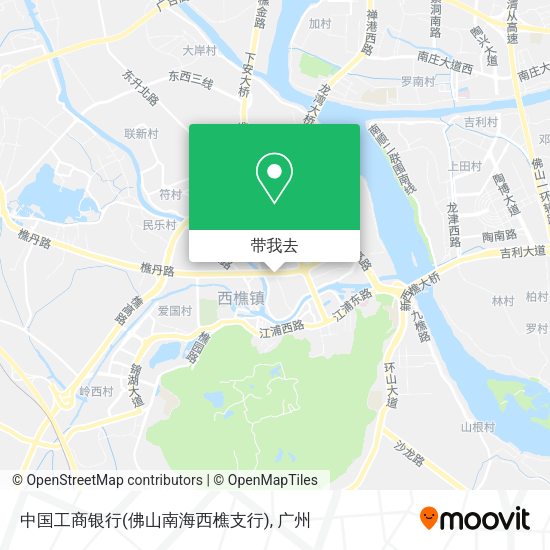 中国工商银行(佛山南海西樵支行)地图