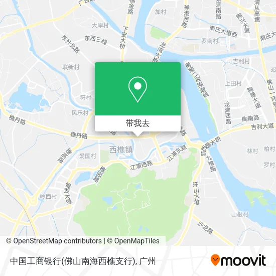 中国工商银行(佛山南海西樵支行)地图