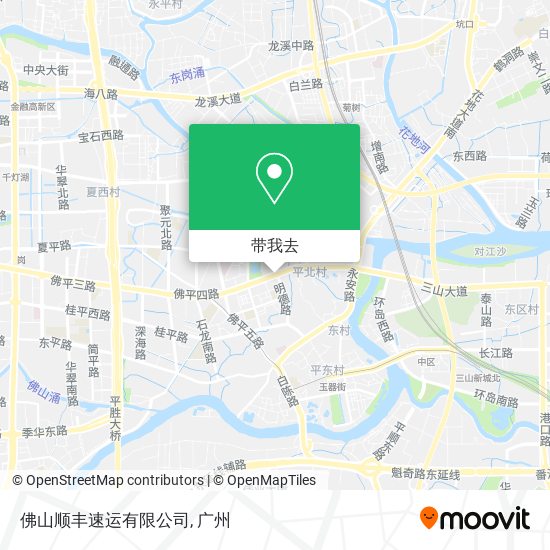佛山顺丰速运有限公司地图
