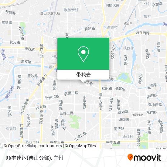 顺丰速运(佛山分部)地图