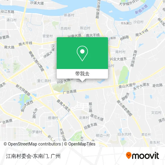 江南村委会-东南门地图