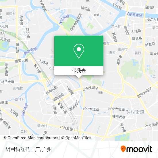 钟村街红砖二厂地图