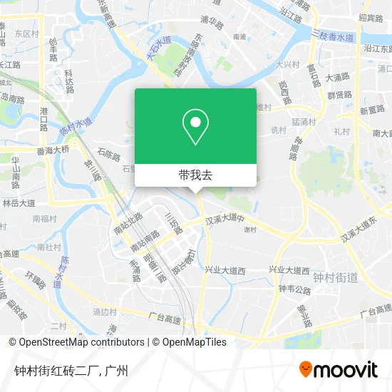 钟村街红砖二厂地图