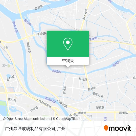 广州晶匠玻璃制品有限公司地图