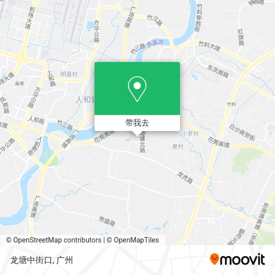龙塘中街口地图
