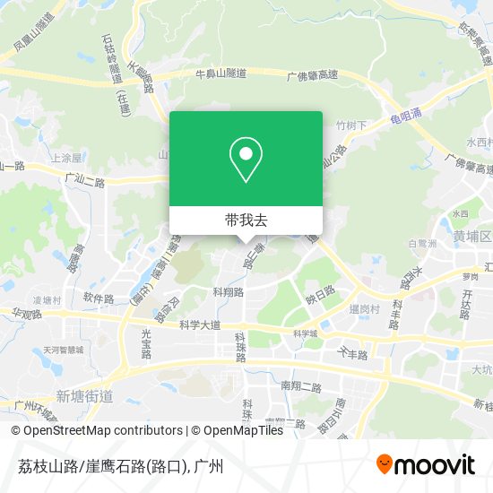 荔枝山路/崖鹰石路(路口)地图