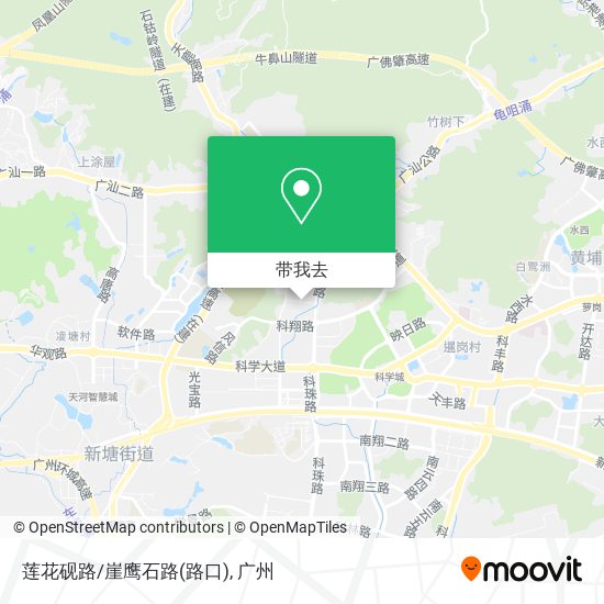 莲花砚路/崖鹰石路(路口)地图