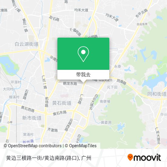 黄边三横路一街/黄边南路(路口)地图