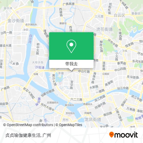 贞贞瑜伽健康生活地图