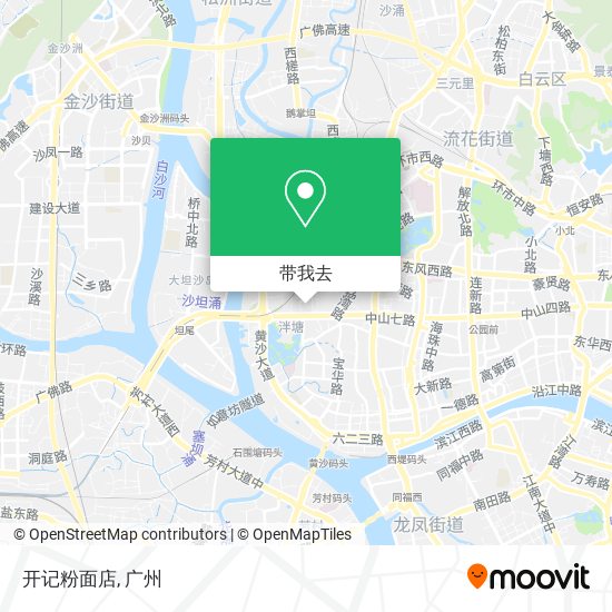 开记粉面店地图