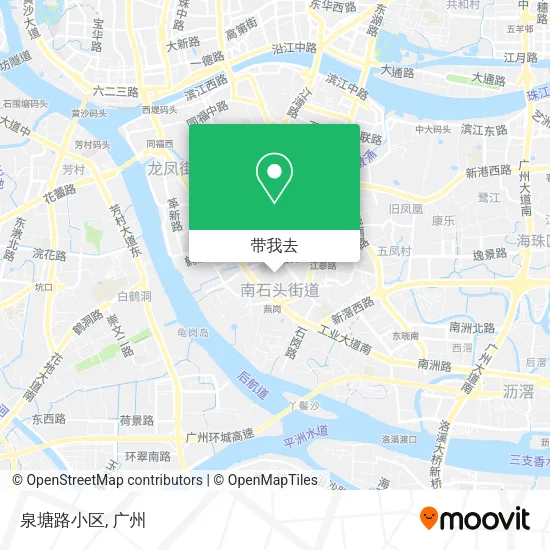 泉塘路小区地图