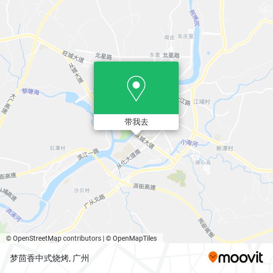 梦茴香中式烧烤地图