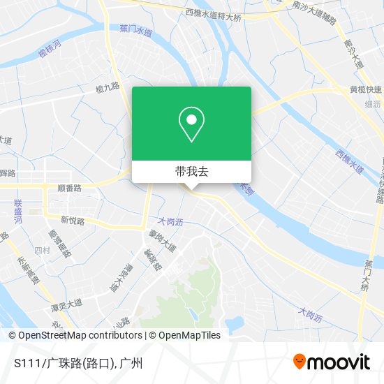 S111/广珠路(路口)地图