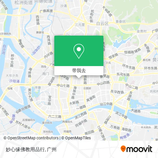 妙心缘佛教用品行地图