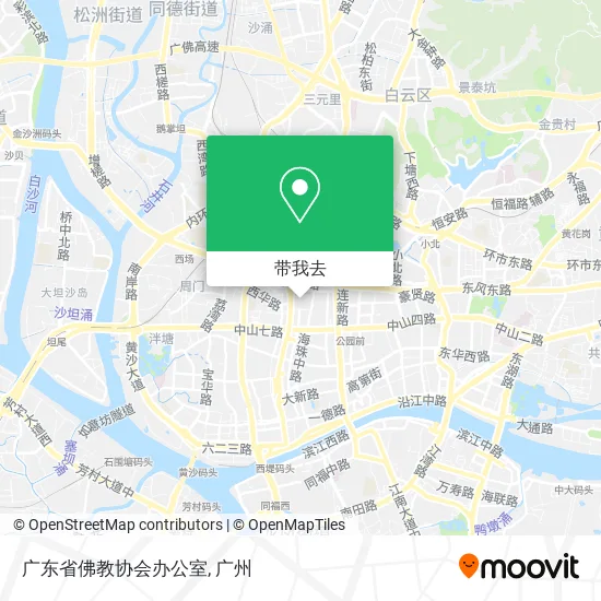 广东省佛教协会办公室地图