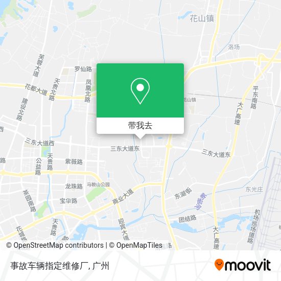 事故车辆指定维修厂地图