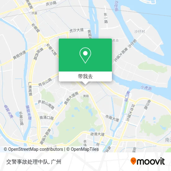 交警事故处理中队地图