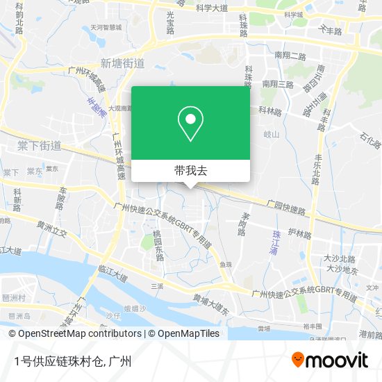 1号供应链珠村仓地图