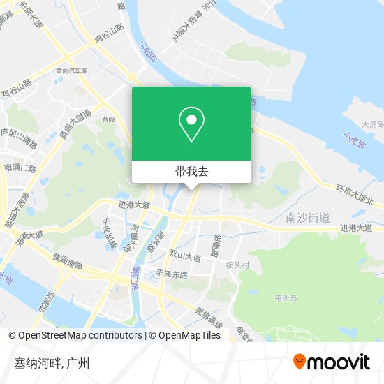塞纳河畔地图