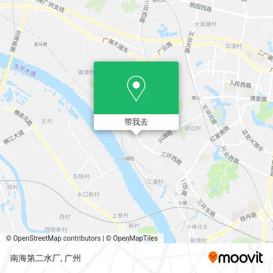 南海第二水厂地图