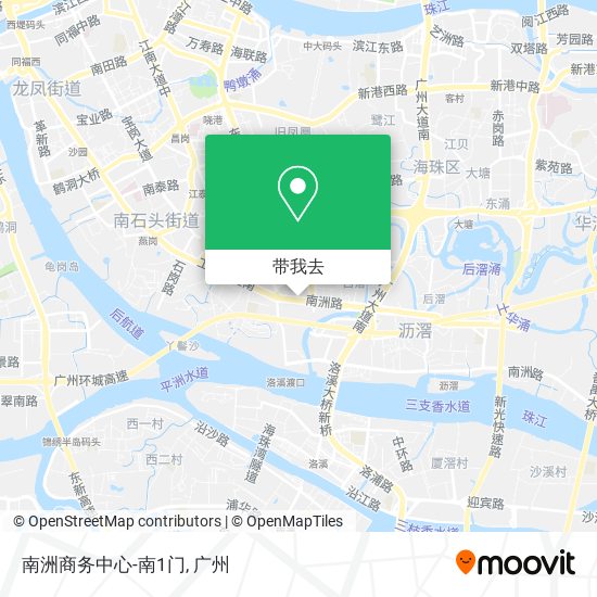 南洲商务中心-南1门地图