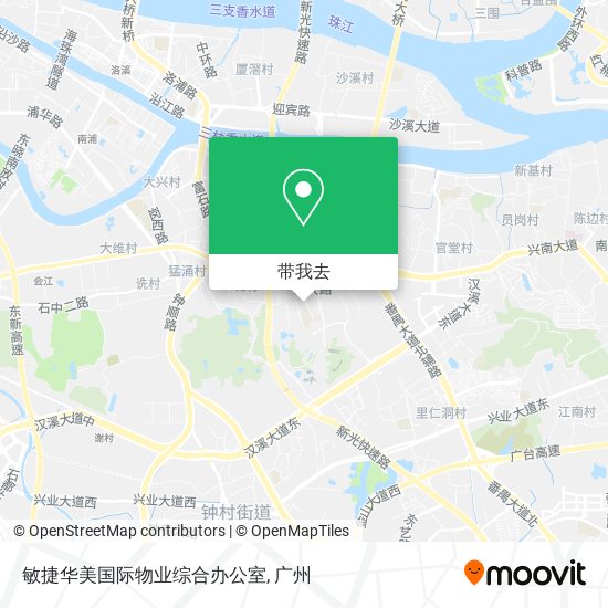 敏捷华美国际物业综合办公室地图