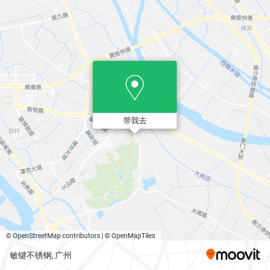敏键不锈钢地图