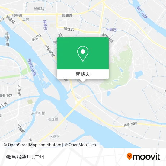 敏昌服装厂地图