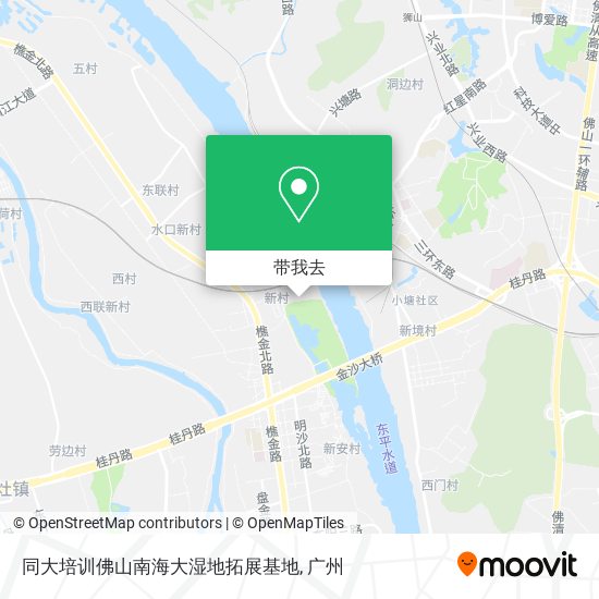 同大培训佛山南海大湿地拓展基地地图