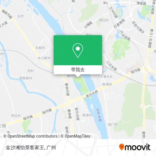 金沙滩怡景客家王地图