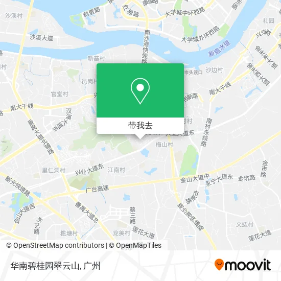 华南碧桂园翠云山地图