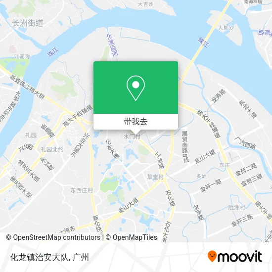 化龙镇治安大队地图