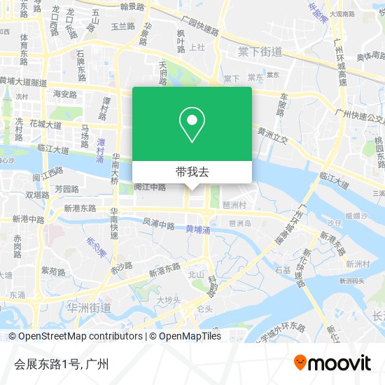 会展东路1号地图