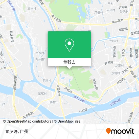 青罗峰地图