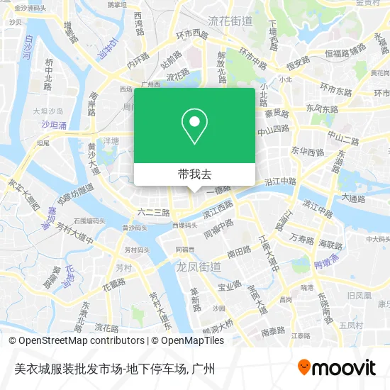 美衣城服装批发市场-地下停车场地图