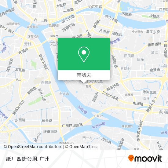 纸厂四街公厕地图