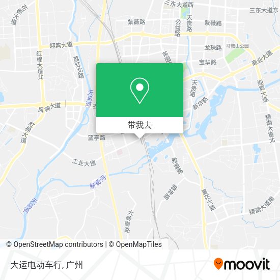 大运电动车行地图