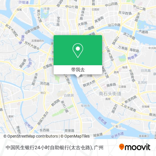 中国民生银行24小时自助银行(太古仓路)地图