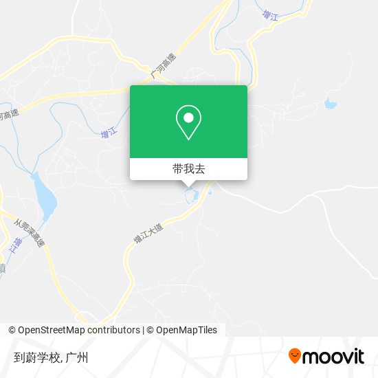 到蔚学校地图