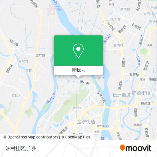 洲村社区地图
